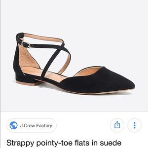 J.Crew Factory Pointy Black Flats